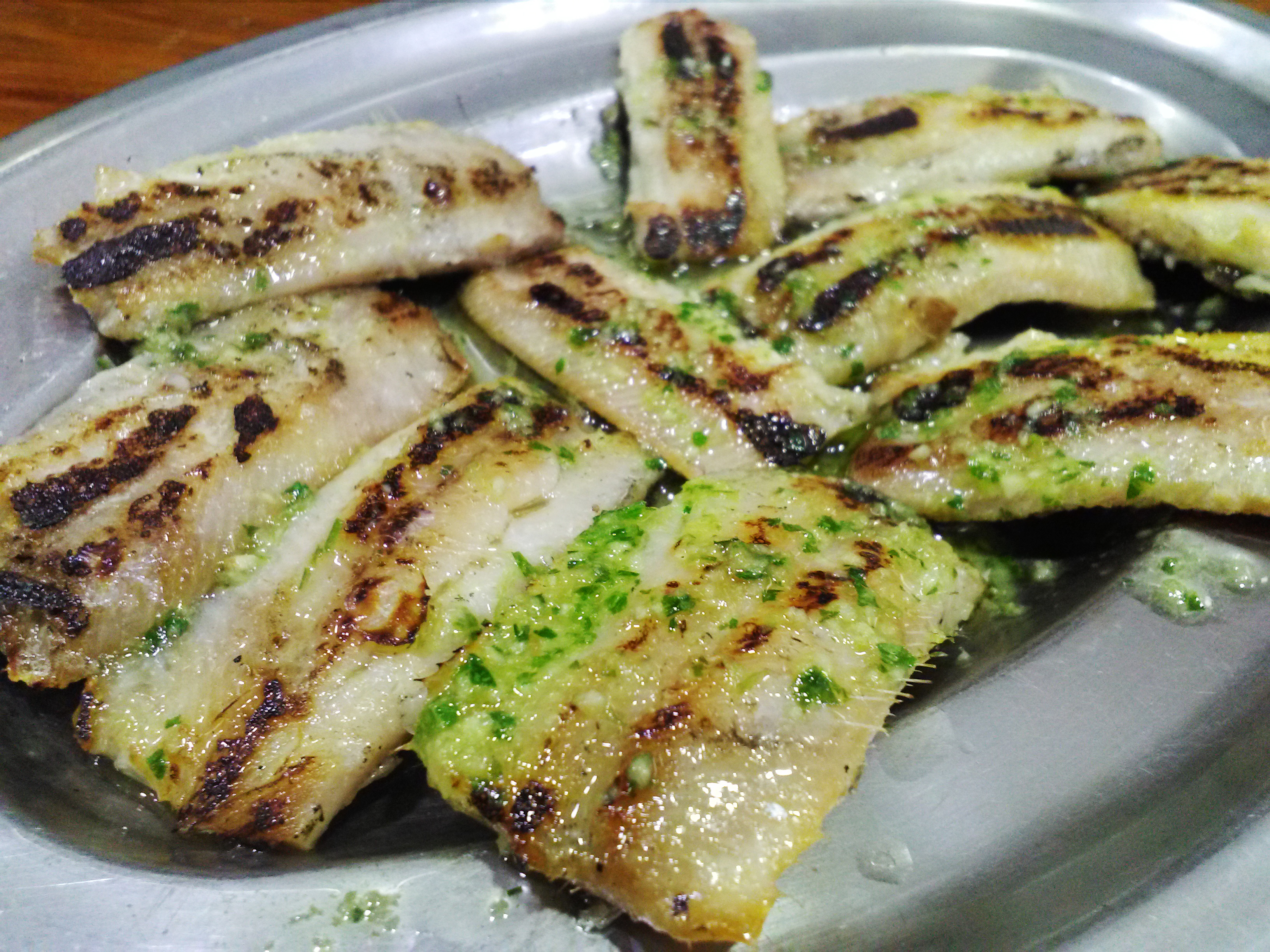 Sardinas a la plancha